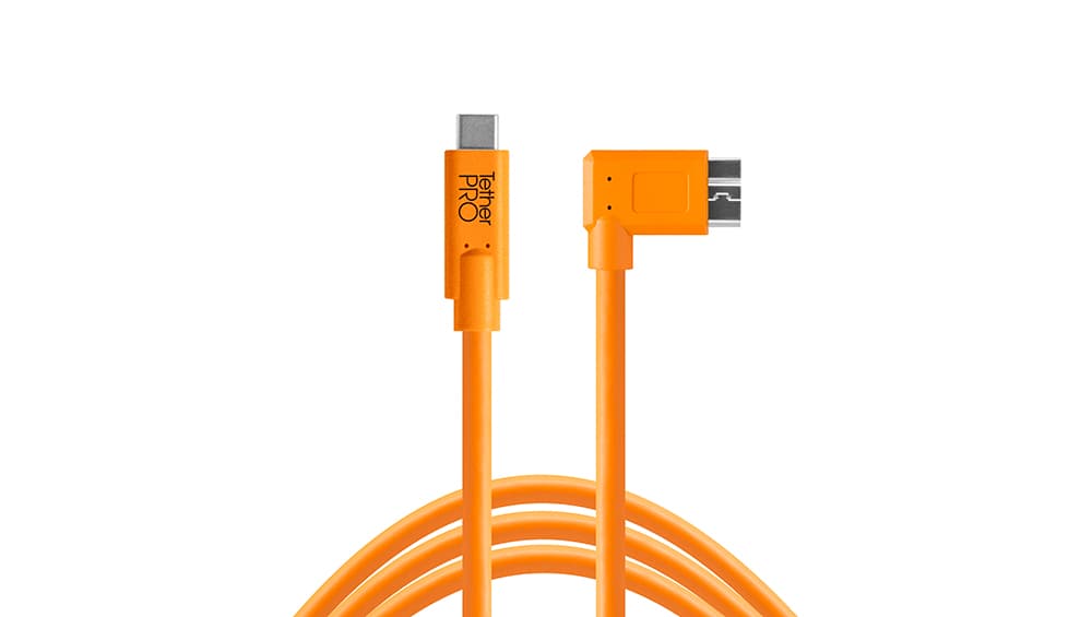 TetherPro USB-C a Micro-B Right Angle 4.6m